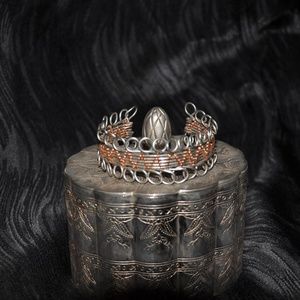 Handmade Wire Wrapped Cuff Bracelet